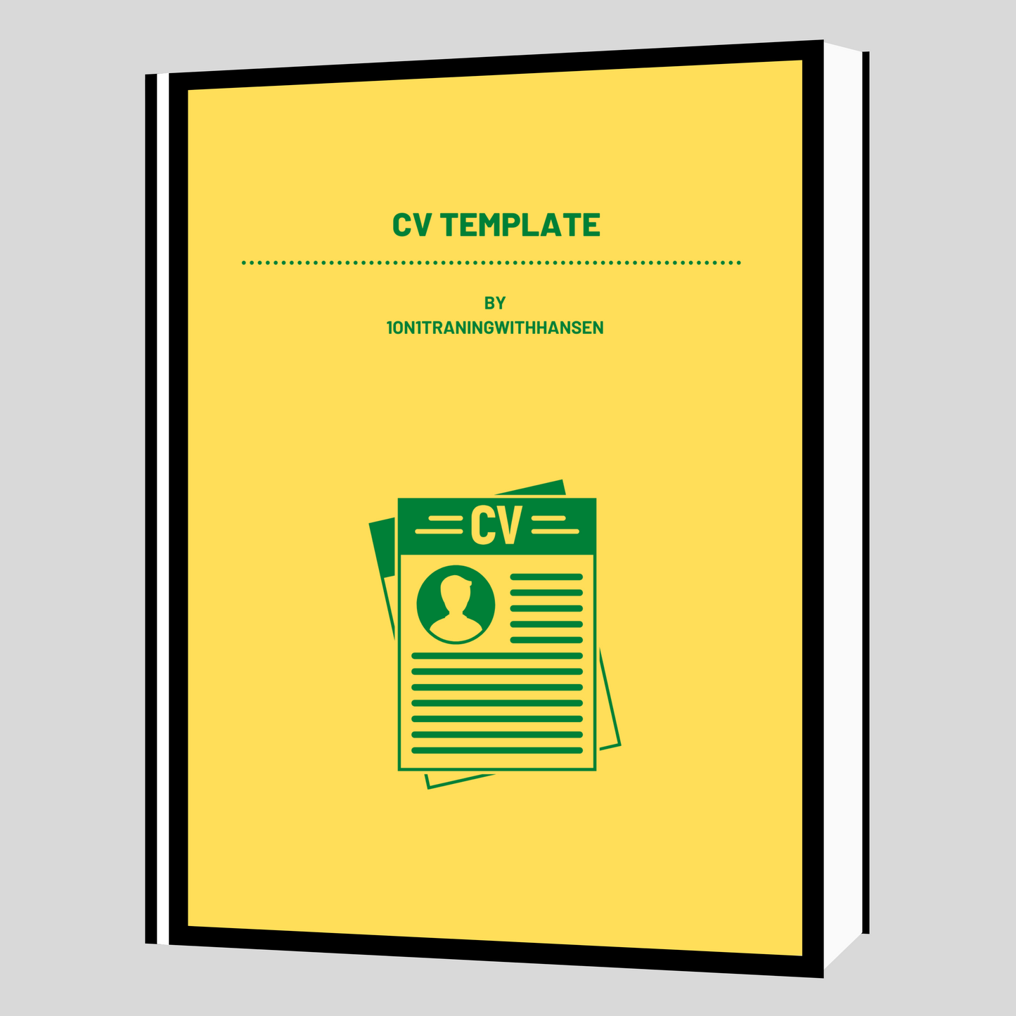 OUR CV TEMPLATE